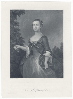 Martha Washington from Stuart's picture